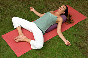 Lying Butterfly pose