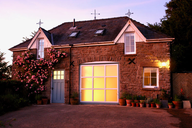 The Coach House in evening light